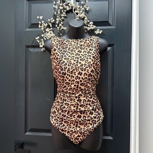 Leopard Print Bodysuit / Bathing Suit